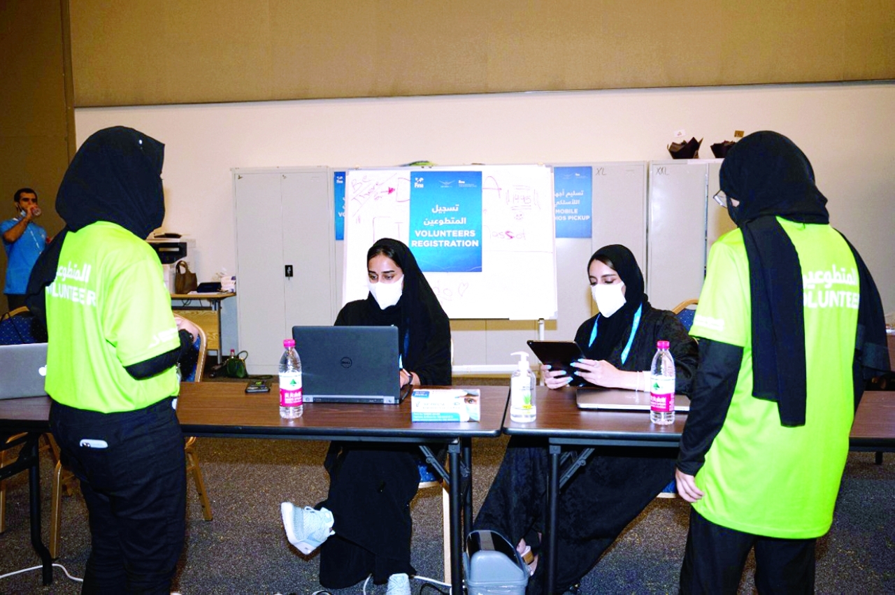 جهود استثنائية للمتطوعين عبر 637 مشاركاً